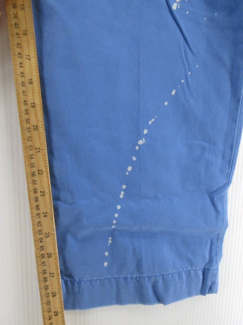 Polo Ralph Lauren Pants 42X30 Big Pony Paint Splatter Khaki Y2K Preppy - Picture 6 of 15